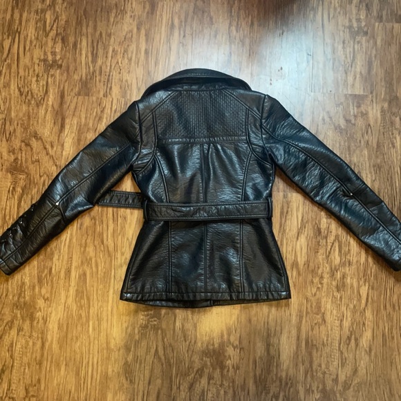 Guess Black Faux Leather jacket SIZE EXTRA SMALL - Picture 2 of 12
